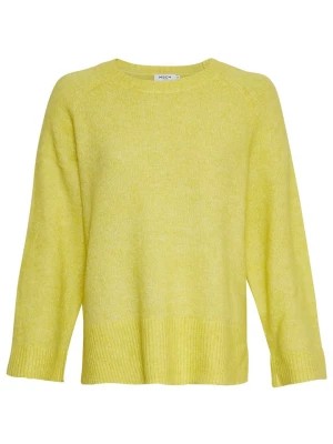 Zdjęcie produktu MOSS COPENHAGEN Sweter "Lisanora Hope" w kolorze żółtym rozmiar: L/XL