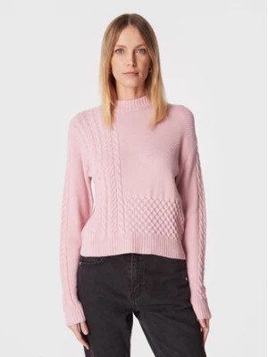 Zdjęcie produktu Moss Copenhagen Sweter Solbrit 17180 Różowy Regular Fit