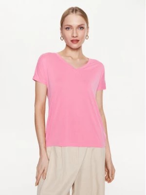 Zdjęcie produktu Moss Copenhagen T-Shirt 17627 Różowy Basic Fit