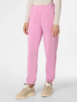 Zdjęcie produktu Msch Copenhagen Damskie spodnie dresowe Kobiety Materiał dresowy różowy jednolity,