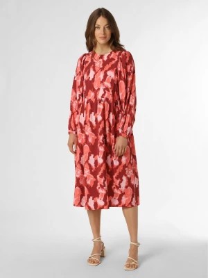 Zdjęcie produktu Msch Copenhagen Sukienka damska Kobiety różowy|czerwony wzorzysty,