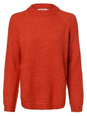 Zdjęcie produktu Msch Copenhagen Sweter damski z dodatkiem alpaki Kobiety Sztuczne włókno czerwony marmurkowy, XS/S