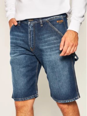 Zdjęcie produktu MSGM Szorty jeansowe 2840MB43L 207072 Granatowy Regular Fit