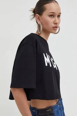 Zdjęcie produktu MSGM t-shirt bawełniany damski kolor czarny