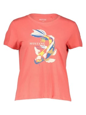 Zdjęcie produktu Mustang Koszulka "Alina" w kolorze koralowym rozmiar: S