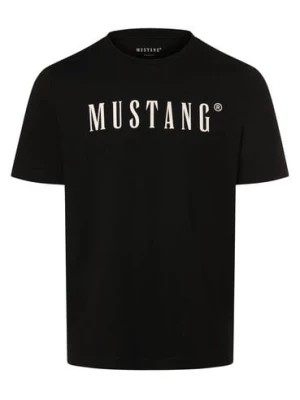 Zdjęcie produktu Mustang Koszulka męska - Austin Mężczyźni Bawełna czarny nadruk,