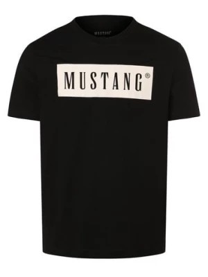 Zdjęcie produktu Mustang Koszulka męska - Austin Mężczyźni Dżersej czarny nadruk,