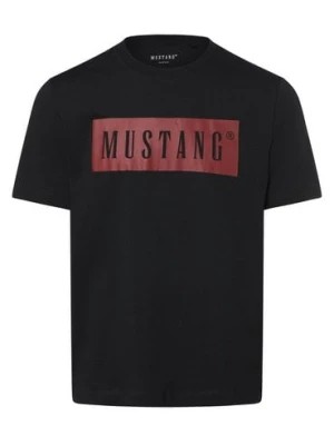 Zdjęcie produktu Mustang Koszulka męska - Austin Mężczyźni Dżersej niebieski nadruk,