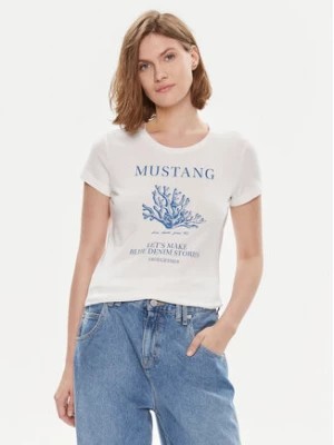 Zdjęcie produktu Mustang T-Shirt Alexia 1013789 Biały Slim Fit