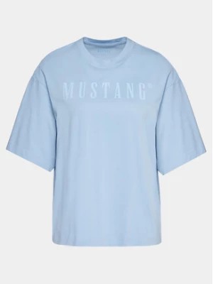 Zdjęcie produktu Mustang T-Shirt Welby 1014970 Błękitny Regular Fit