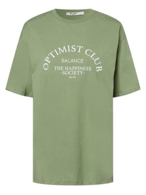 Zdjęcie produktu NA-KD T-shirt damski Kobiety Bawełna zielony jednolity,