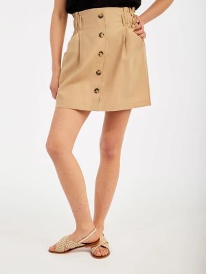 Zdjęcie produktu Naf Naf Spódnica w kolorze beżowym rozmiar: 32
