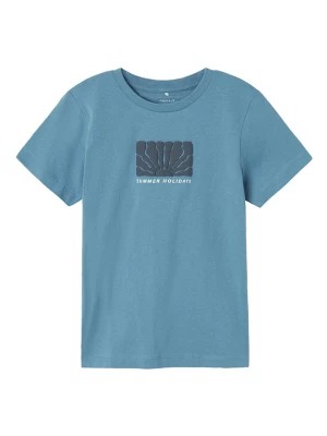 Zdjęcie produktu name it Koszulka "Halbert" w kolorze niebieskim rozmiar: 158/164