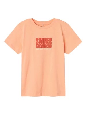 Zdjęcie produktu name it Koszulka "Halbert" w kolorze pomarańczowym rozmiar: 146/152