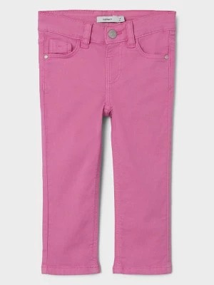 Zdjęcie produktu name it Spodnie "Salli" w kolorze różowym rozmiar: 92