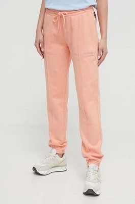 Zdjęcie produktu Napapijri spodnie dresowe bawełniane M-Iaato kolor pomarańczowy gładkie NP0A4HOAP1I1