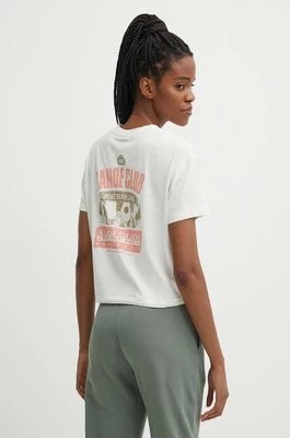 Zdjęcie produktu Napapijri t-shirt bawełniany S-Howard damski kolor beżowy NP0A4HOKN1A1