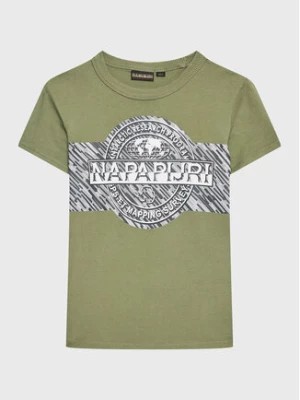 Zdjęcie produktu Napapijri T-Shirt K S-Pinzon NP0A4H2Z D Zielony Regular Fit