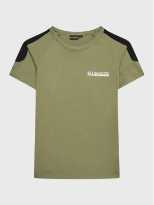 Zdjęcie produktu Napapijri T-Shirt NP0A4H2Y D Zielony Regular Fit