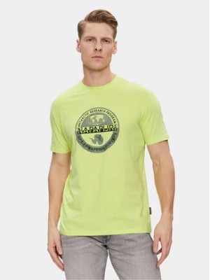 Zdjęcie produktu Napapijri T-Shirt S-Bollo NP0A4H9K Żółty Regular Fit