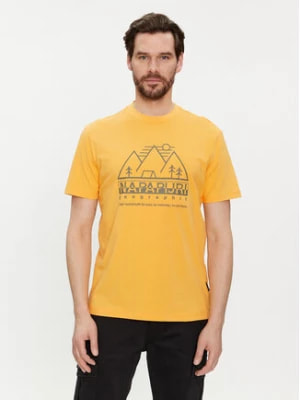 Zdjęcie produktu Napapijri T-Shirt S-Faber NP0A4HQE Żółty Regular Fit