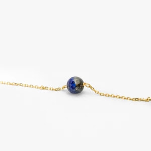Zdjęcie produktu Naszyjnik z lapis lazuli srebrny pozłacany Ania Kruk