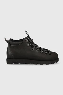 Zdjęcie produktu Native buty Fitzsimmons kolor czarny na płaskim obcasie lekko ocieplone