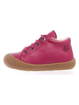 Zdjęcie produktu Naturino Skórzane sneakersy "Coco" w kolorze różowym rozmiar: 26