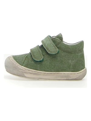 Zdjęcie produktu Naturino Skórzane sneakersy w kolorze zielonym rozmiar: 24