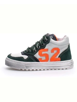 Zdjęcie produktu Naturino Skórzane sneakersy "Yarde" w kolorze zielono-białym rozmiar: 38