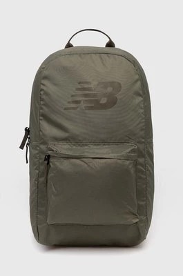 Zdjęcie produktu New Balance plecak LAB23097DEK kolor zielony duży z nadrukiem LAB23097DEK