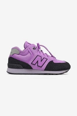 Zdjęcie produktu New Balance sneakersy dziecięce PV574HXG kolor fioletowy
