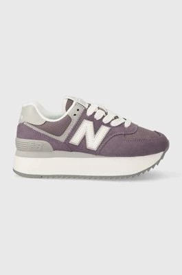 Zdjęcie produktu New Balance sneakersy WL574ZSP kolor fioletowy