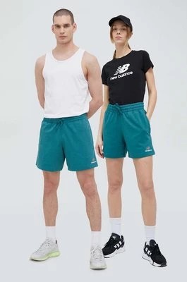 Zdjęcie produktu New Balance szorty kolor zielony gładkie