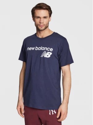 Zdjęcie produktu New Balance T-Shirt Classic Core Logo MT03905 Granatowy Athletic Fit