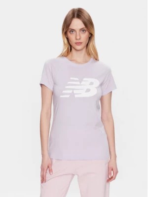 Zdjęcie produktu New Balance T-Shirt Classic Flying Nb Graphic WT03816 Fioletowy Athletic Fit