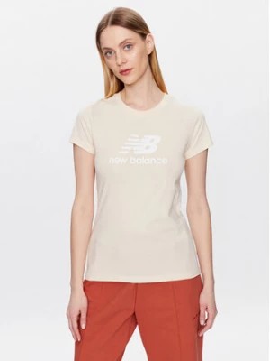 Zdjęcie produktu New Balance T-Shirt Essentials Stacked Logo WT31546 Beżowy Athletic Fit