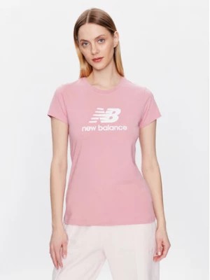 Zdjęcie produktu New Balance T-Shirt Essentials Stacked Logo WT31546 Różowy Athletic Fit