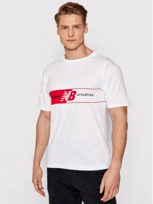 Zdjęcie produktu New Balance T-Shirt MT01510 Biały Relaxed Fit