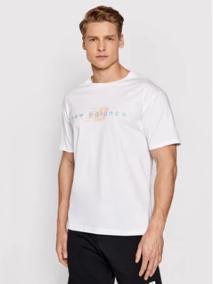 Zdjęcie produktu New Balance T-Shirt MT01516 Biały Relaxed Fit