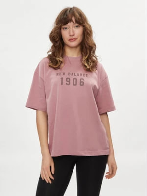 Zdjęcie produktu New Balance T-Shirt WT41519 Różowy Oversize