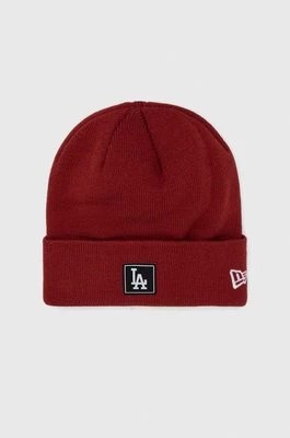 Zdjęcie produktu New Era czapka kolor czerwony z grubej dzianiny
