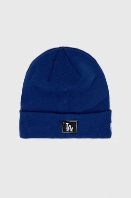Zdjęcie produktu New Era czapka kolor niebieski z grubej dzianiny