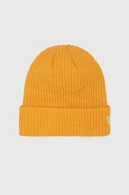 Zdjęcie produktu New Era czapka kolor żółty z grubej dzianiny