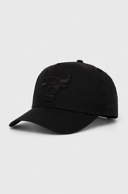 Zdjęcie produktu New Era czapka z daszkiem bawełniana kolor czarny z aplikacją CHICAGO BULLS