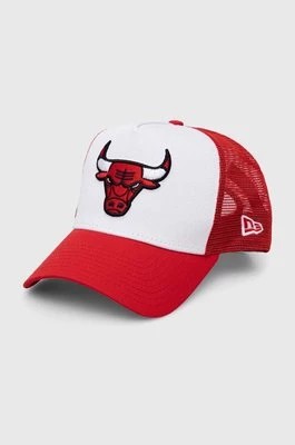 Zdjęcie produktu New Era czapka z daszkiem kolor biały z aplikacją CHICAGO BULLS 60348855.WHIFDRFDR-WHIFDRFDR