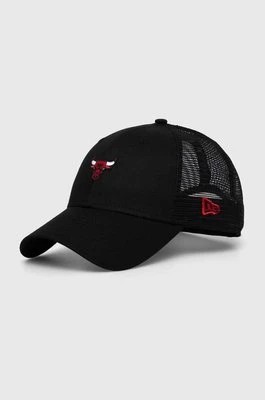 Zdjęcie produktu New Era czapka z daszkiem kolor czarny z aplikacją CHICAGO BULLS