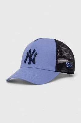 Zdjęcie produktu New Era czapka z daszkiem kolor niebieski wzorzysta NEW YORK YANKEES