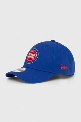 Zdjęcie produktu New Era czapka z daszkiem kolor niebieski z aplikacją DETROIT PISTONS