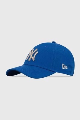 Zdjęcie produktu New Era czapka z daszkiem kolor niebieski z aplikacją NEW YORK YANKEES